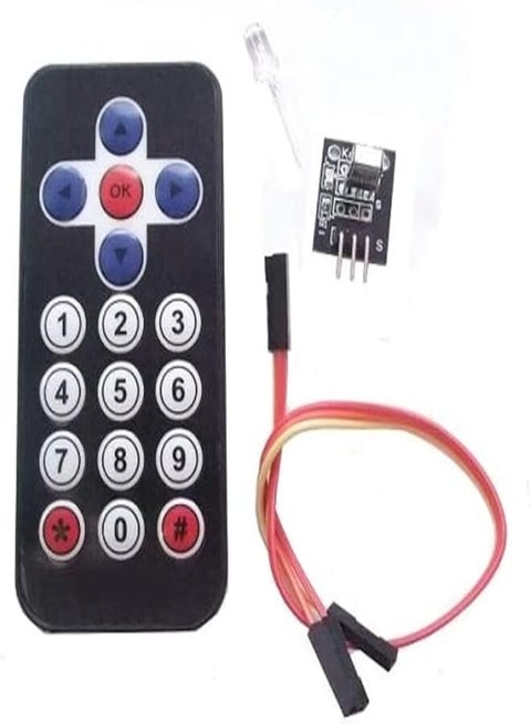 IR Infrared Remote Control Module with Receiver for Arduino, AVR, PIC (HX1838)